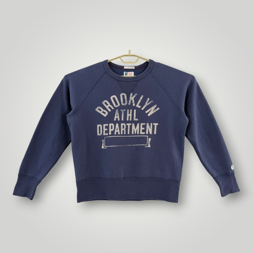 Todd Snyder x Champion Brooklyn Sweatshirt Made In Canada Size S Navy V-Stitch
